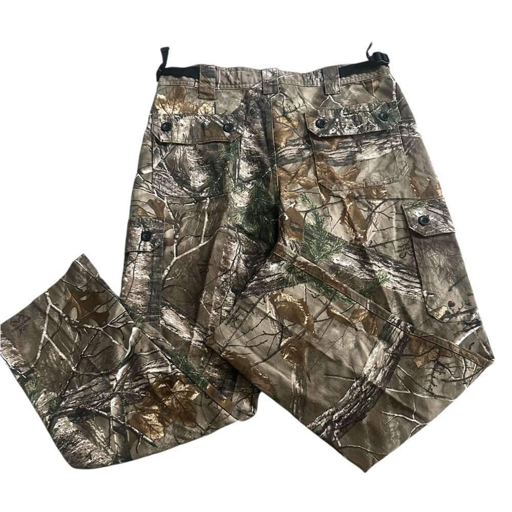 Realtree Xtra Guide Series Camo Cargo Adjustable Pants Men’s Small‎ Short